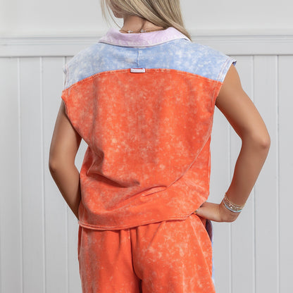 Coastal QT Top - Color Block
