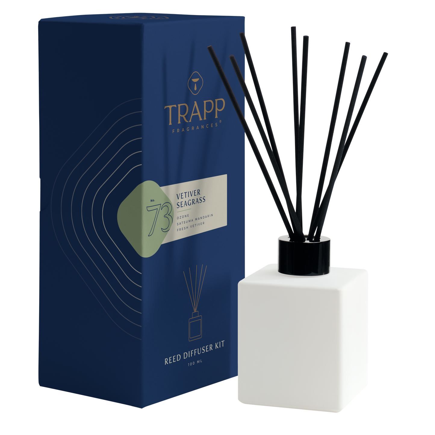 No. 73 Vetiver Seagrass- 4oz Reed Diffuser Kit