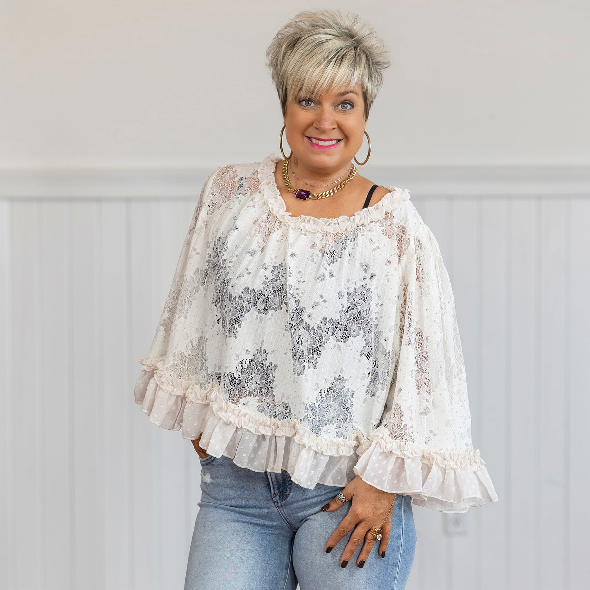 Broadway Top - Ivory