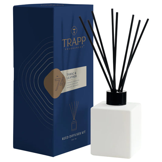 TRAPP 4 oz. Reed Diffuser Kit - Tabac & Leather
