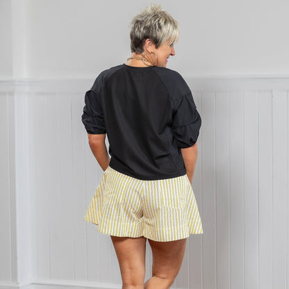 Oronzo Short - Yellow Stripe