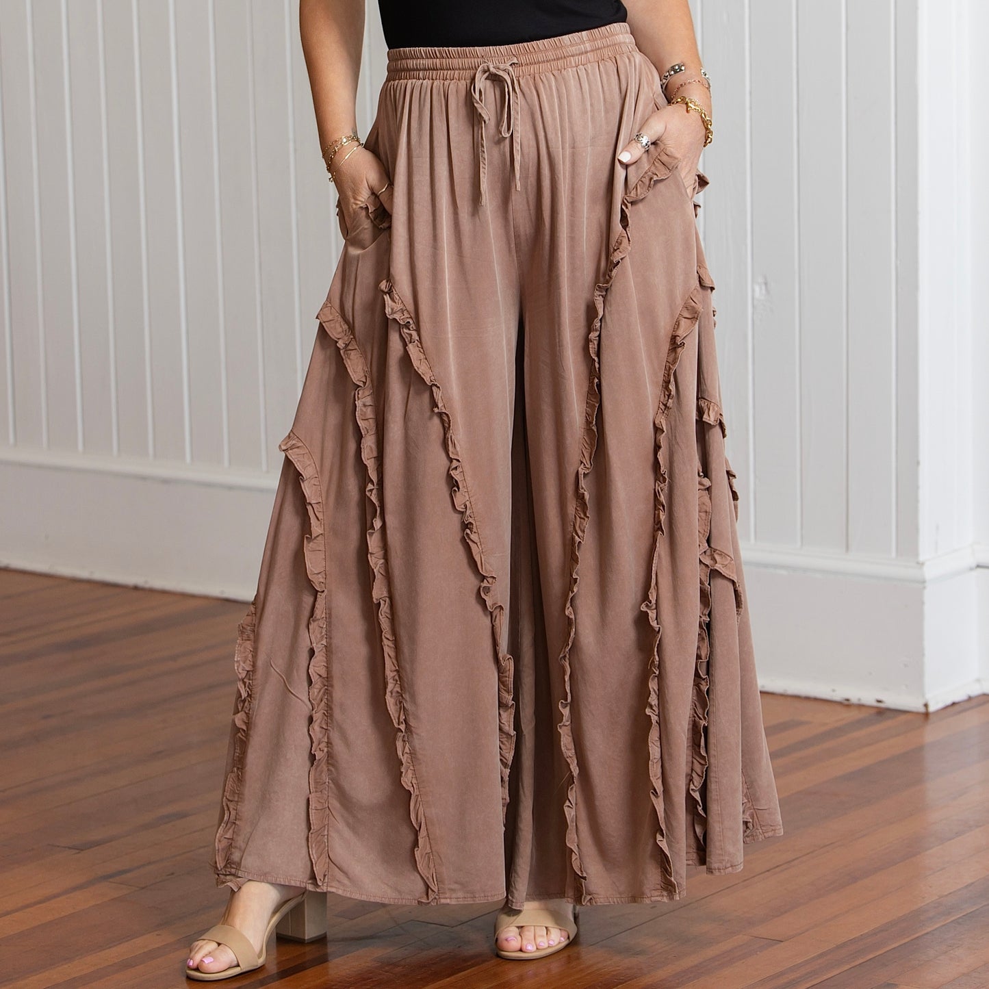 Fashion Forward Pants - Brown