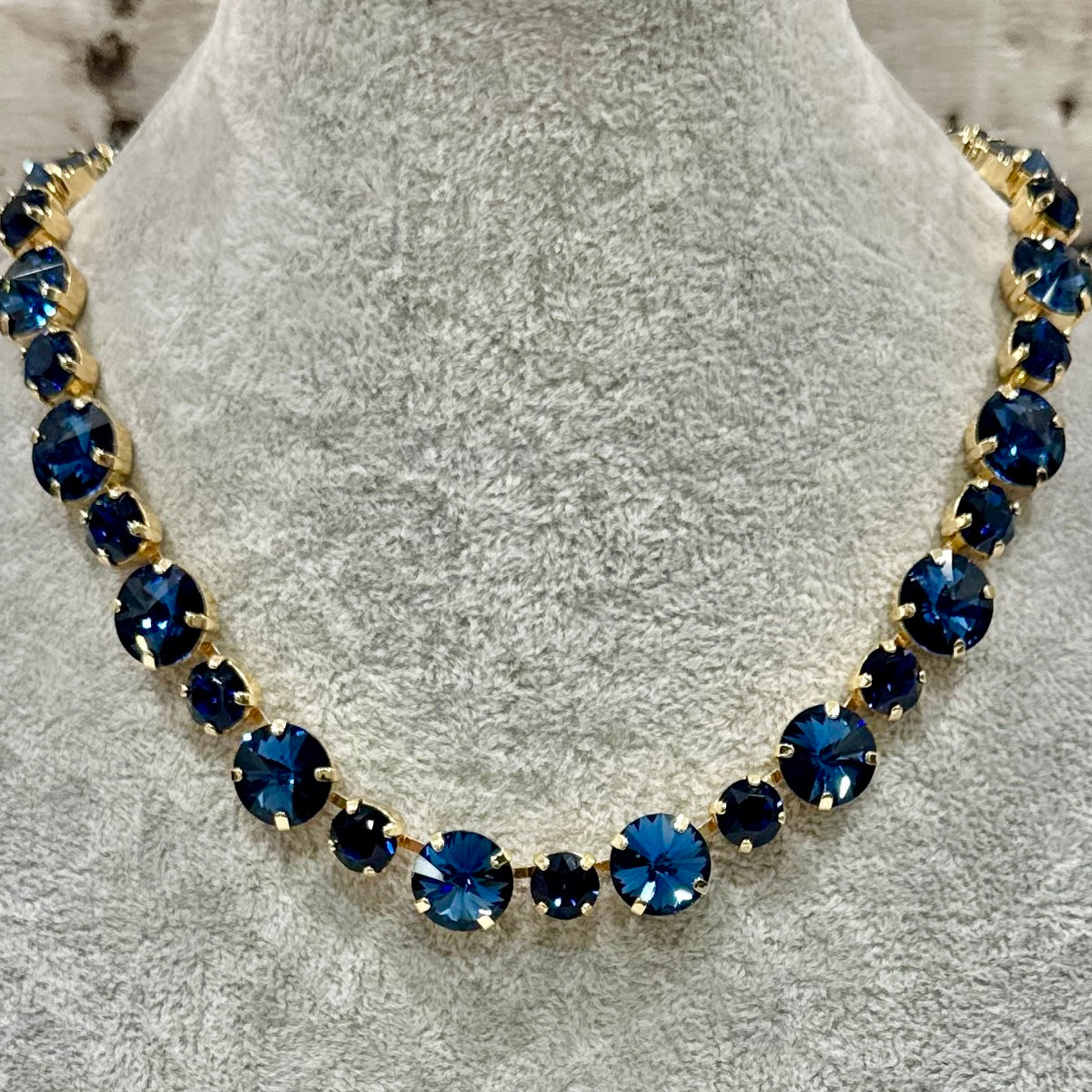 Darlene Necklace - Deep Navy