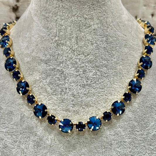 Darlene Necklace - Deep Navy