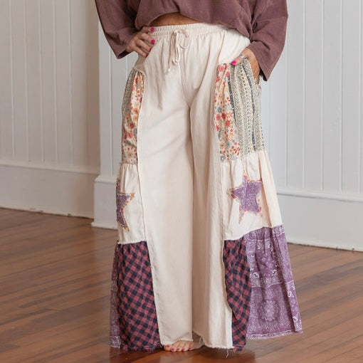 Laid Back Luxe Pants - Taupe Multi
