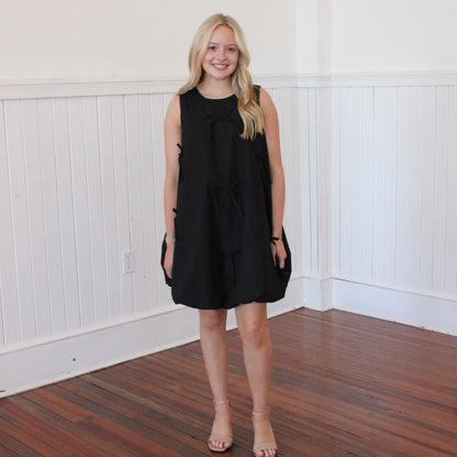 Winter Barbie Doll Dress- Black