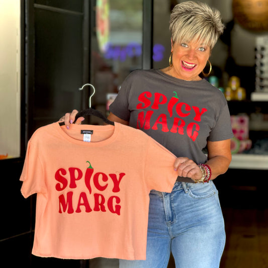 Spicy Marg Cropped Graphic Tee
