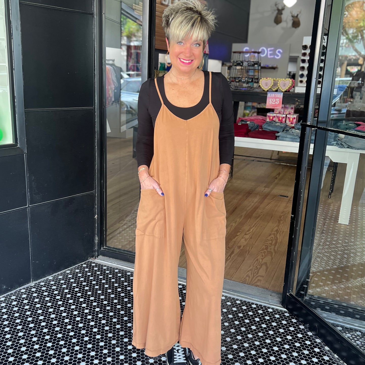 Dana's Favorite Jumpsuit - Almond