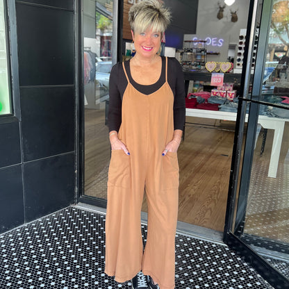 Dana's Favorite Jumpsuit - Almond