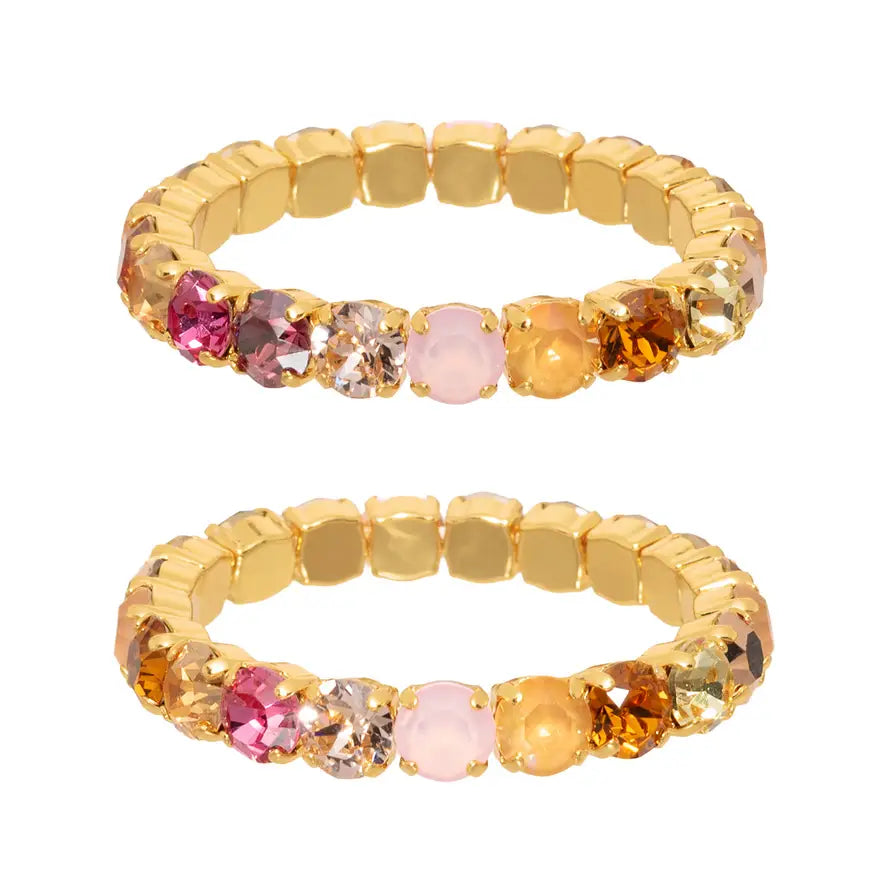 Oakland Stretch Bracelet - Candy Glam Blush