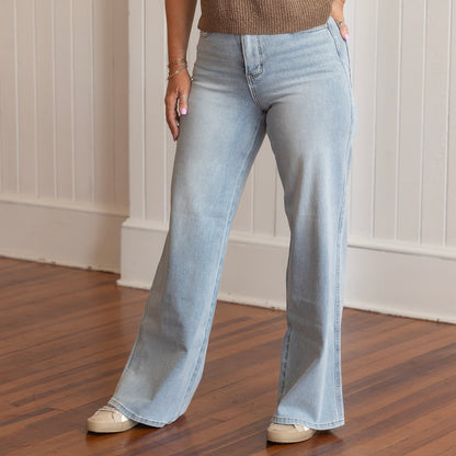 Judy Blue TC Retro Wide Leg - Light