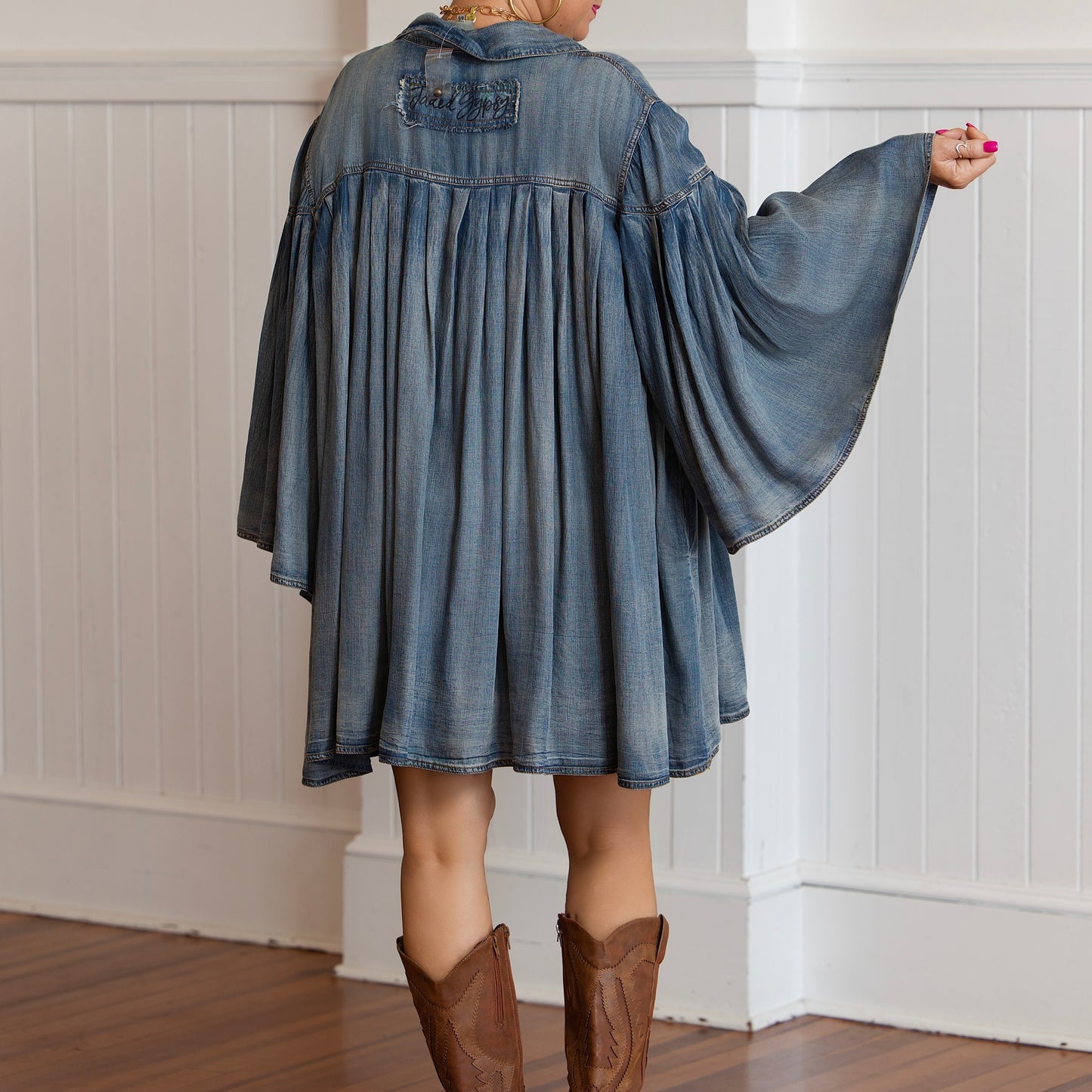 So Happy Together Tunic/Dress - Denim
