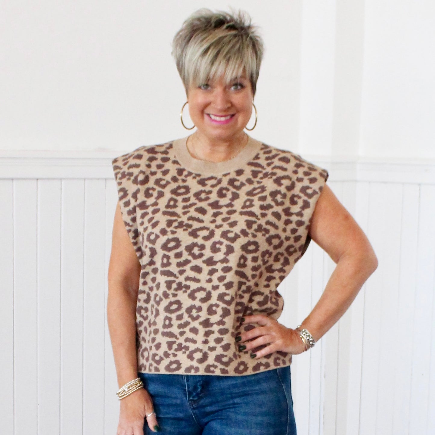 On the Prowl Top - Leopard