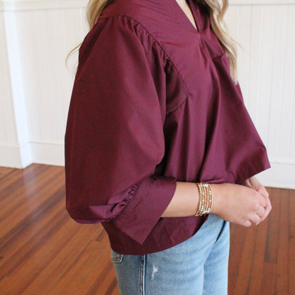 Business as Usual Top - Wine