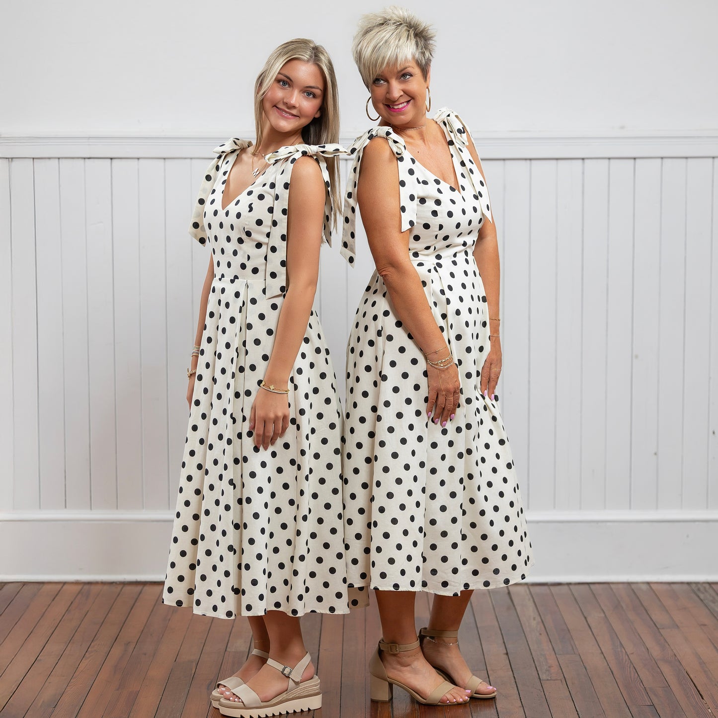 Perdita Polka Dot Dress