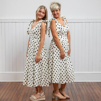 Perdita Polka Dot Dress
