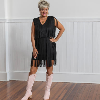 Miranda Inspired Dress - Black