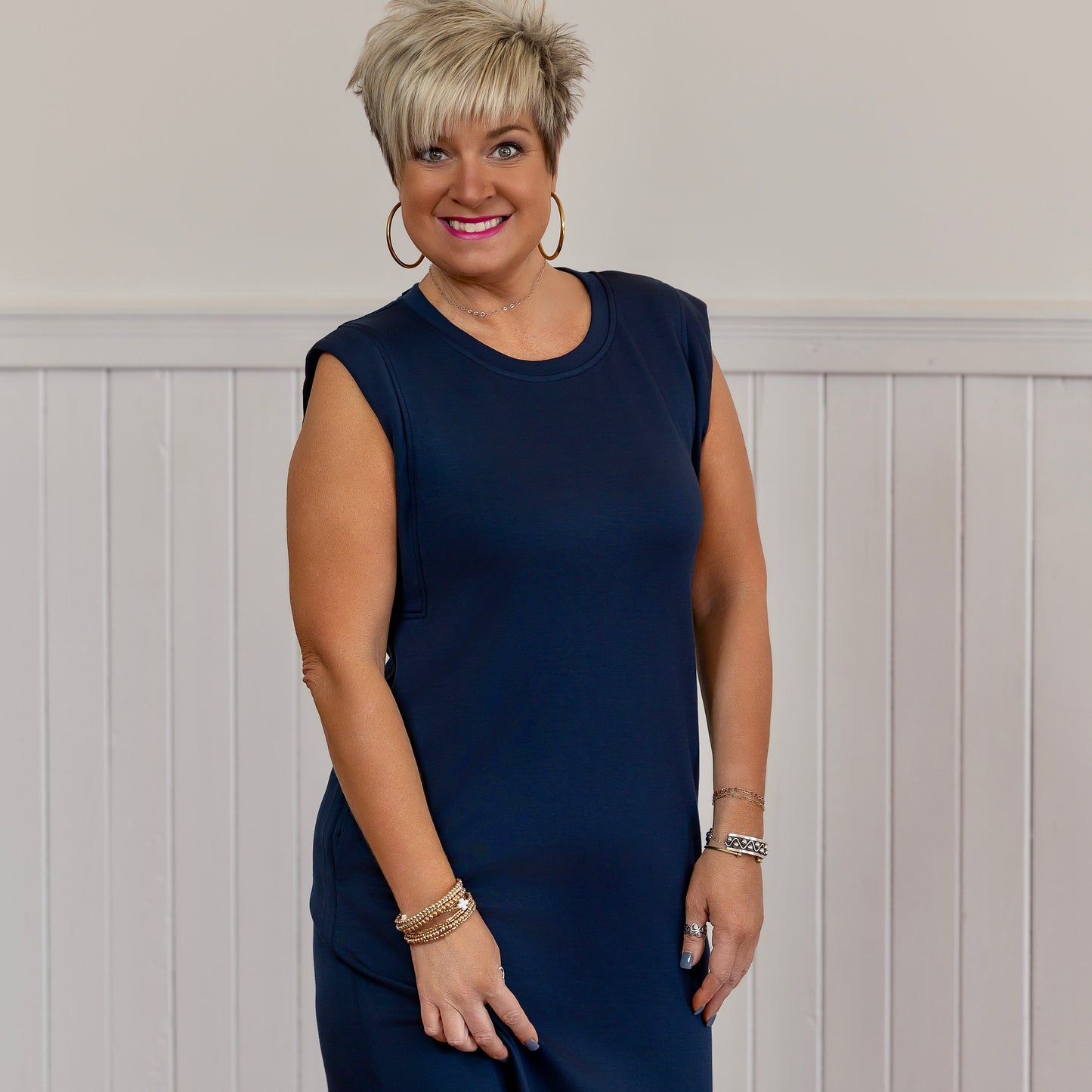 All Year Round Maxi Dress - Navy