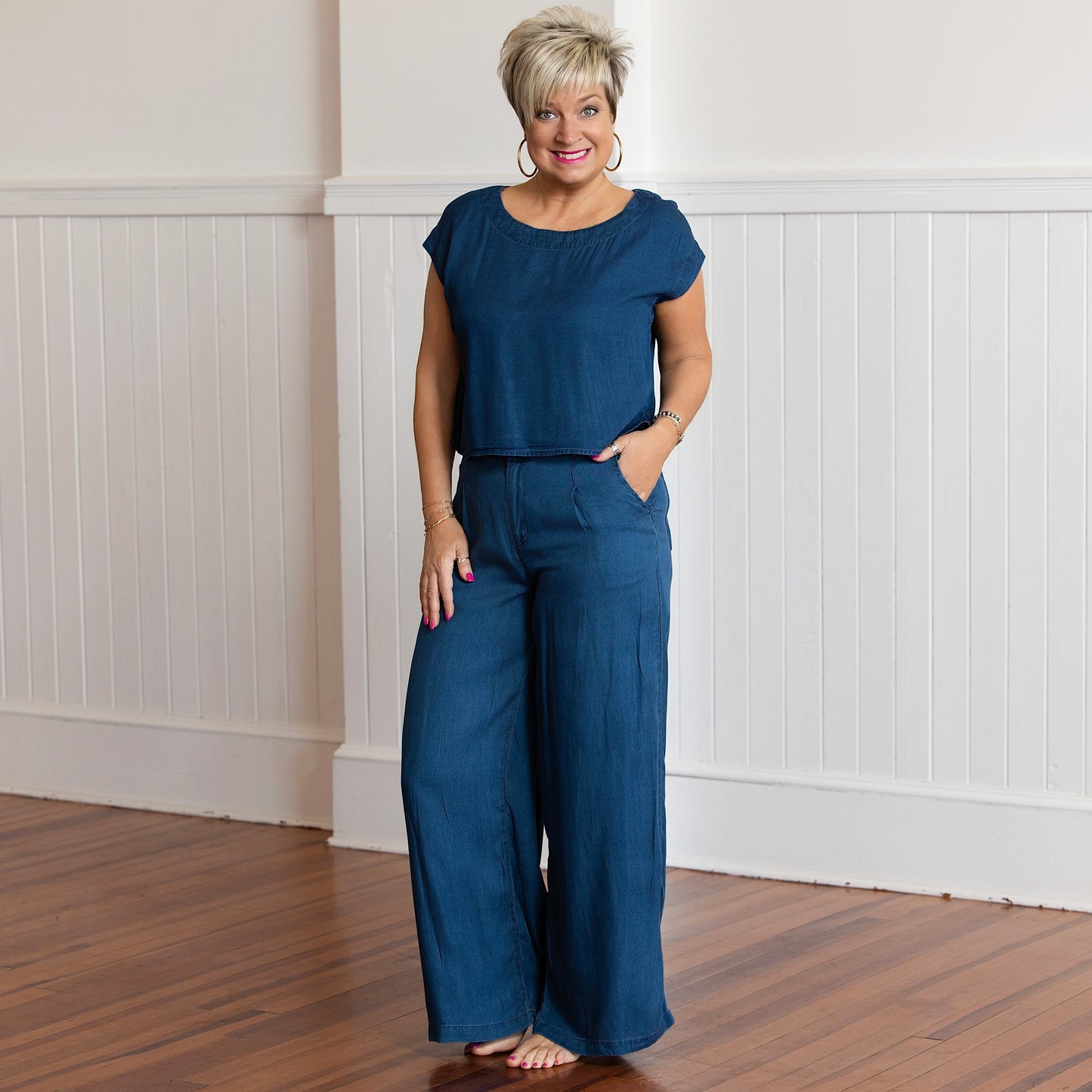 Sweet Summertime Pants - Chambray