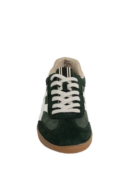 Sasha Sneaker - Green Suede