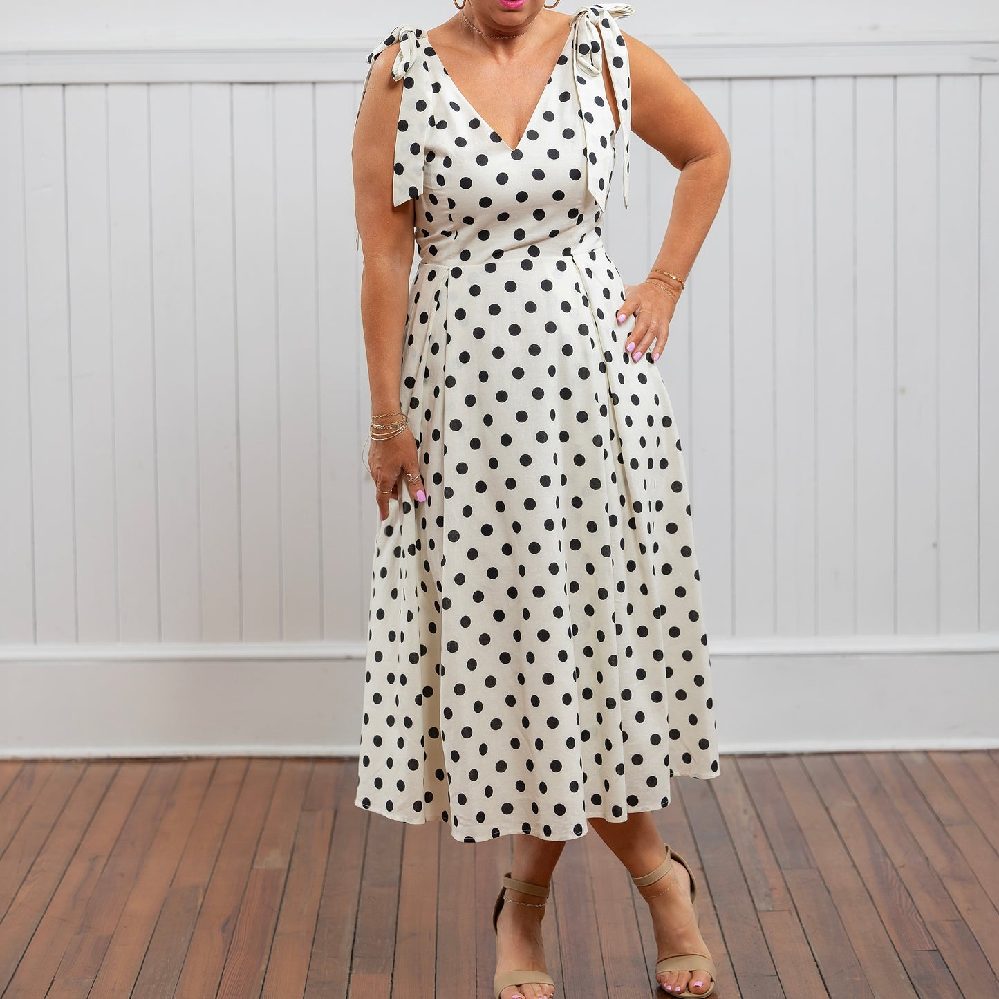 Perdita Polka Dot Dress