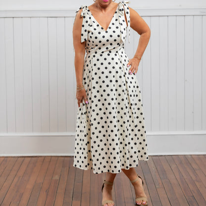 Perdita Polka Dot Dress