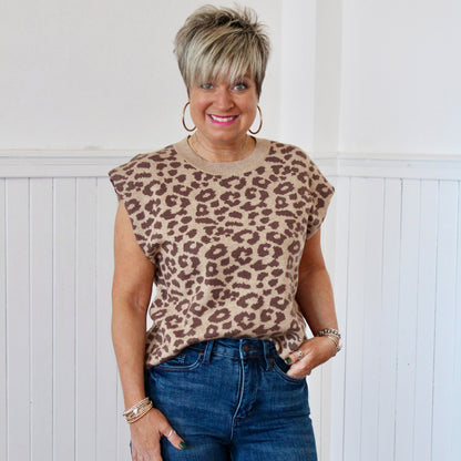 On the Prowl Top - Leopard