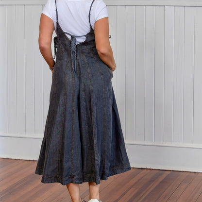 Boujee in Denim Jumpsuit - Assorted