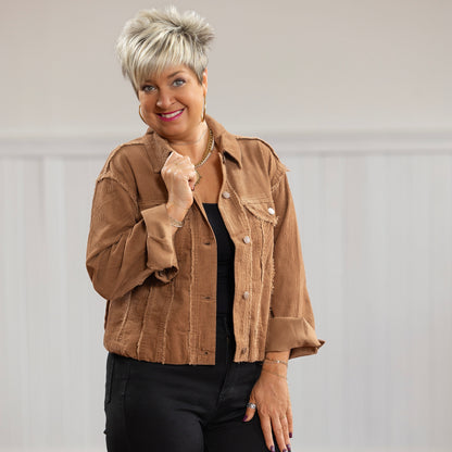 Henrietta Jacket - Brown