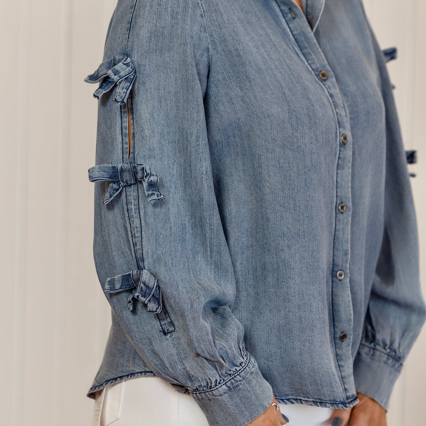 Love Struck Shirt - Washed Denim