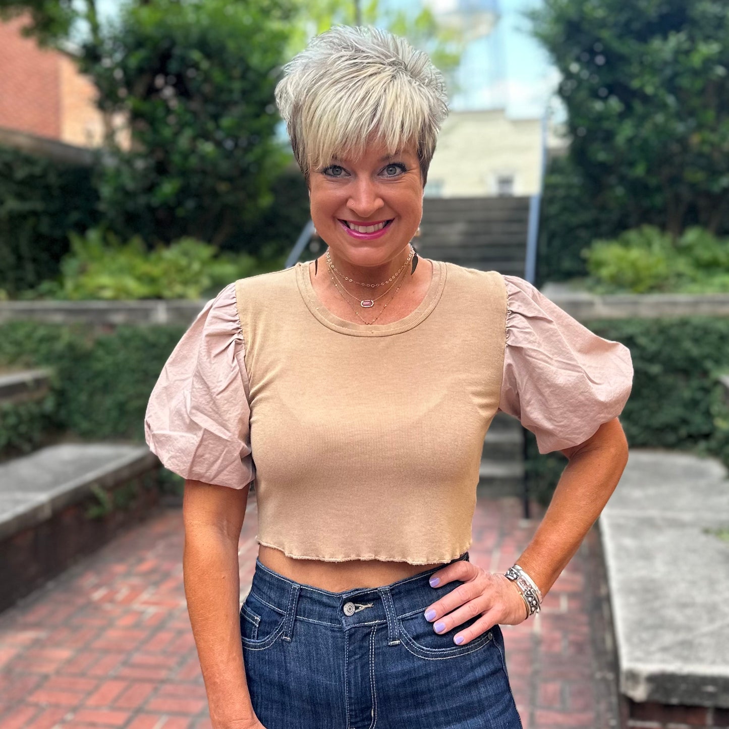 Gets No Better Top - Taupe