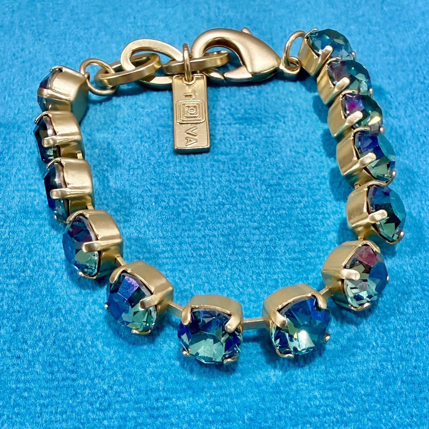 TOVA Izzy Bracelet - Matte Aqua Verde