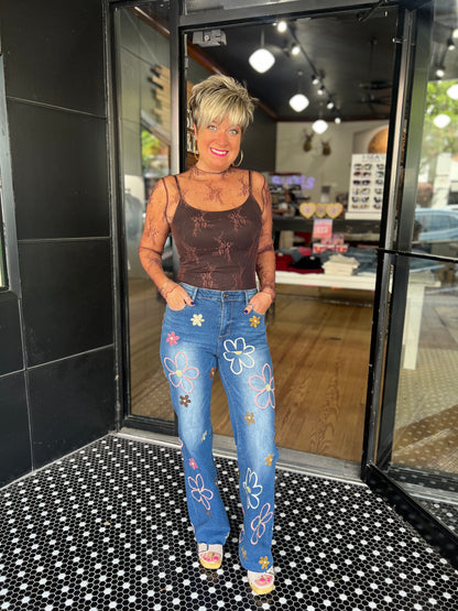 Blossom Blues Jeans