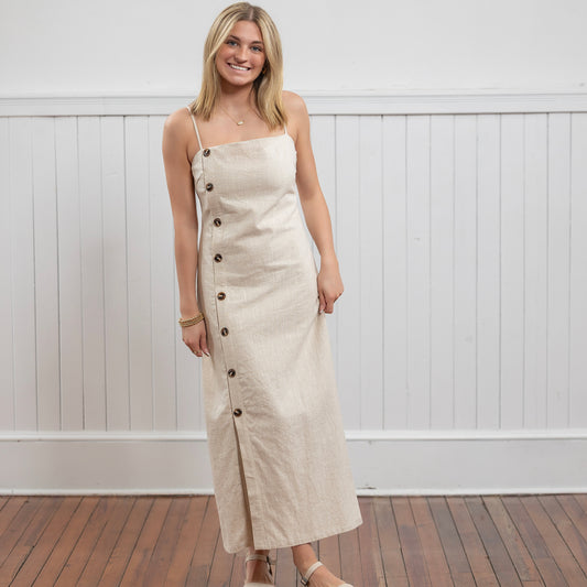 Sandcastle Dreams Dress - Oatmeal