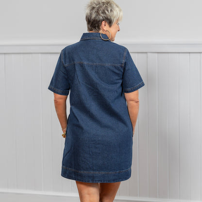 Suzanna Dress - Denim