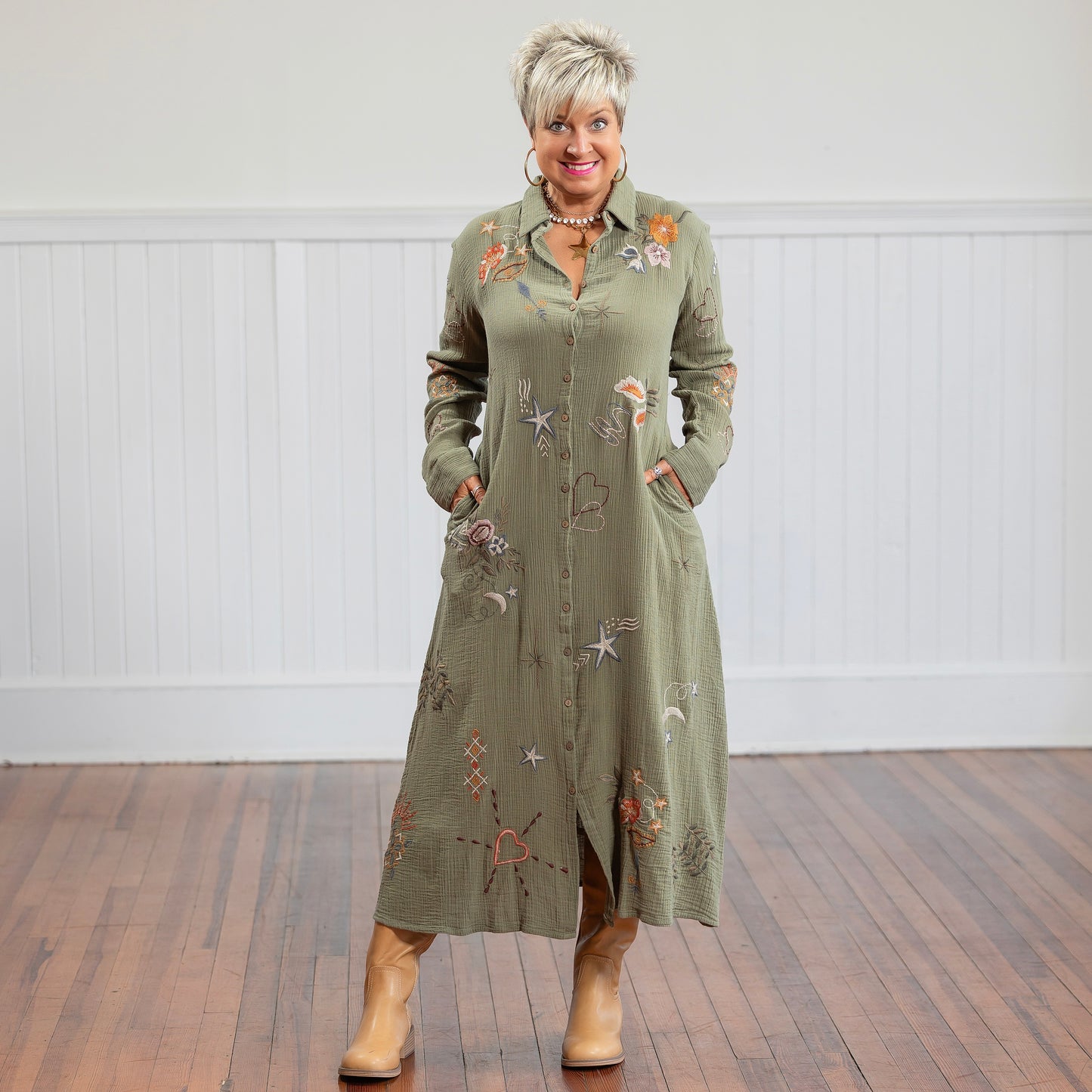 Blair Dress - Green