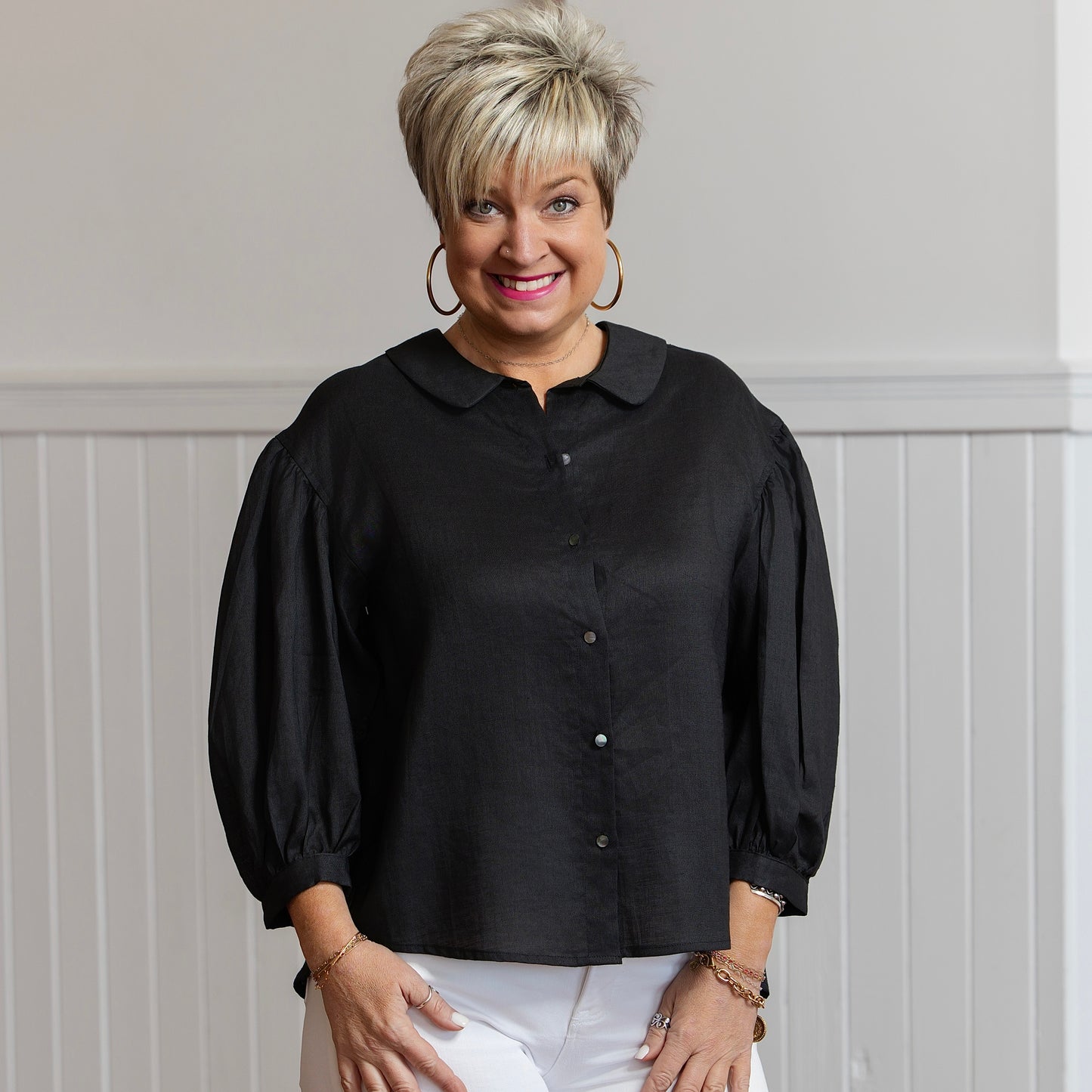 Modern Day Heirloom Top - Black