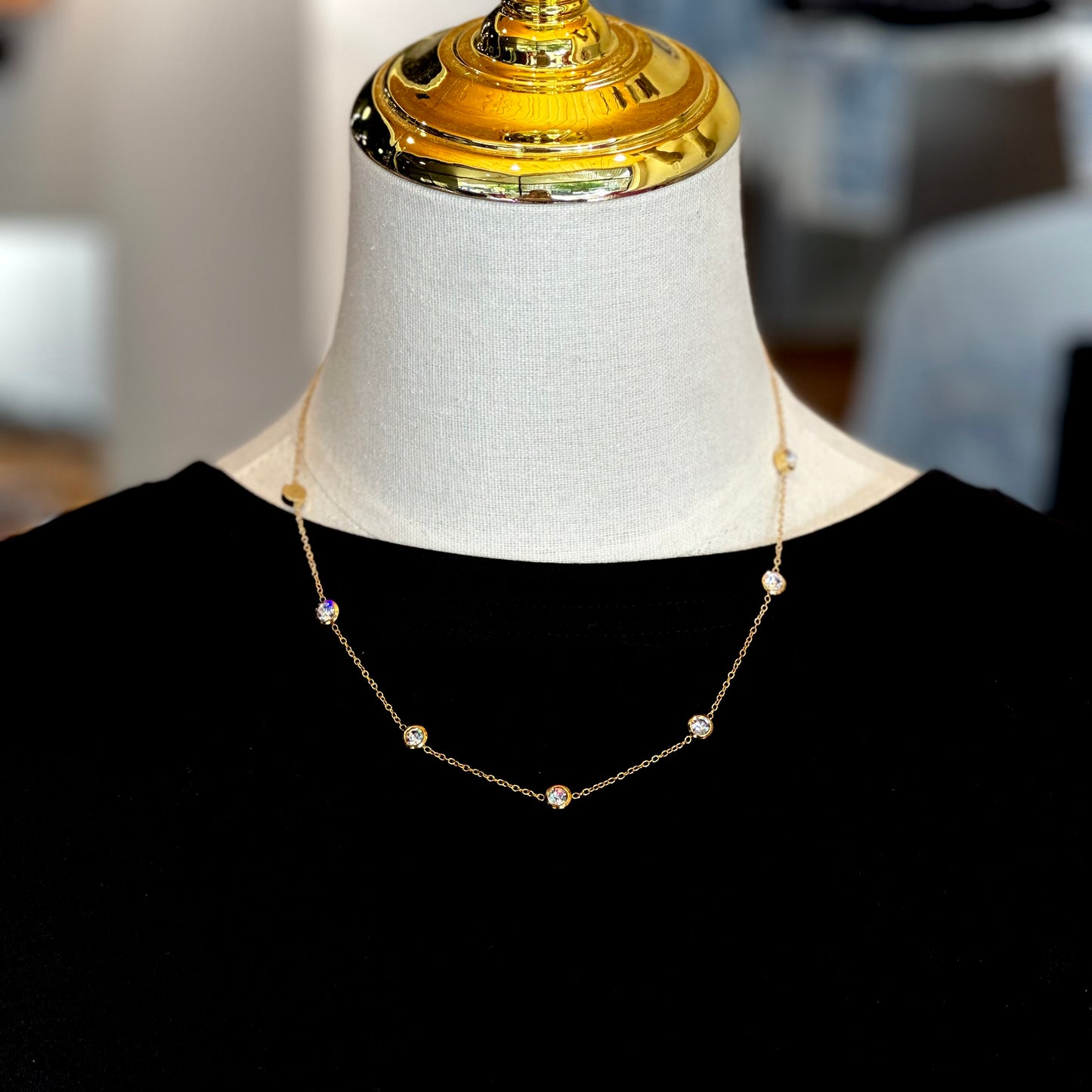 Dainty Diamond Necklace