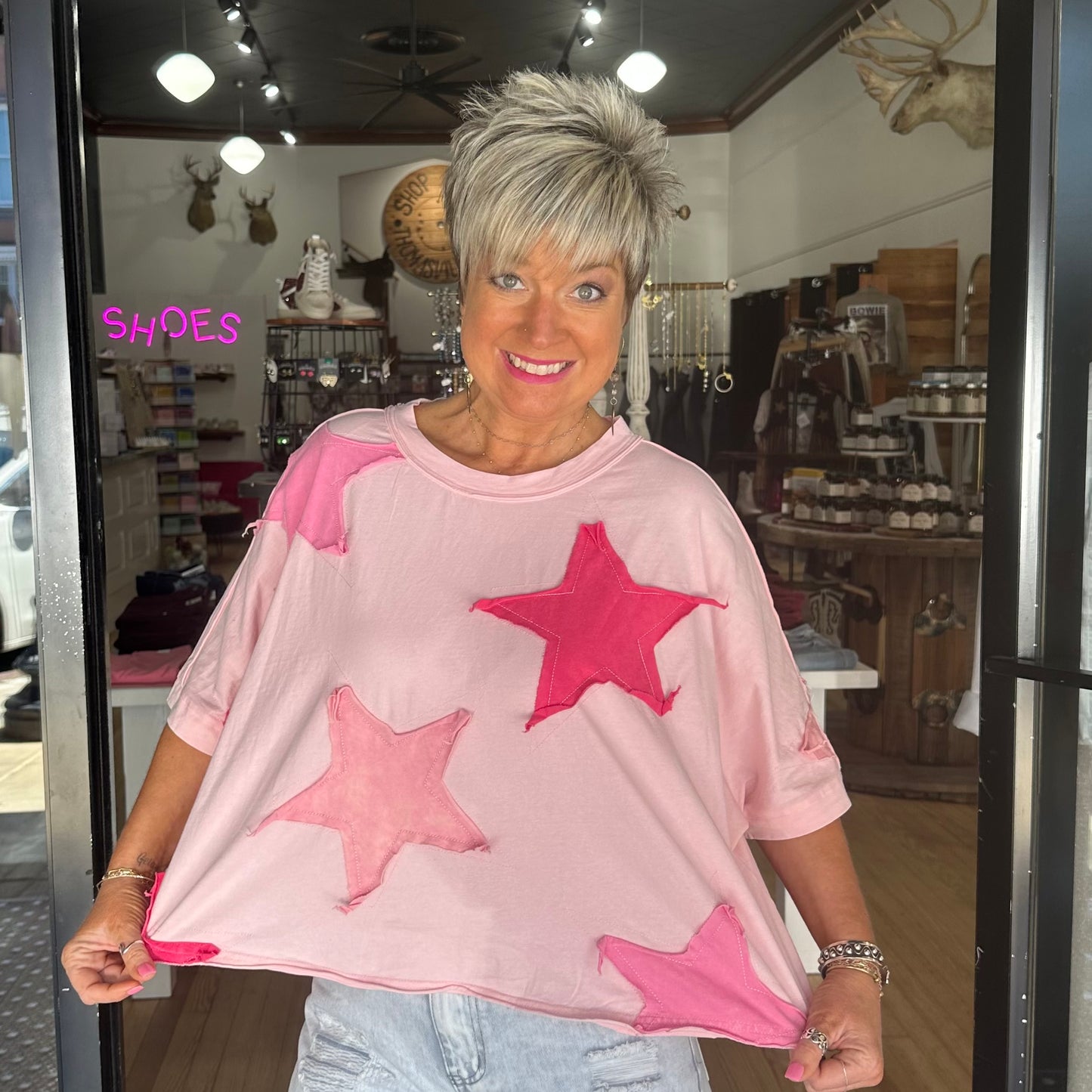 Rockstar Barbie Top- Pink
