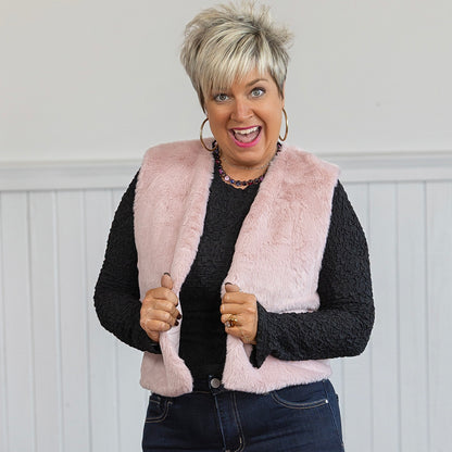 Mila Vest - Pink