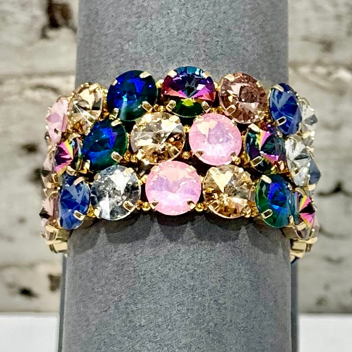 Calista Bracelet - Pink/Gold/Blue