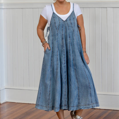 Boujee in Denim Jumpsuit - Assorted