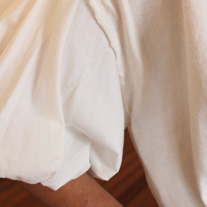 Bubble Sleeves & Fun- Off White