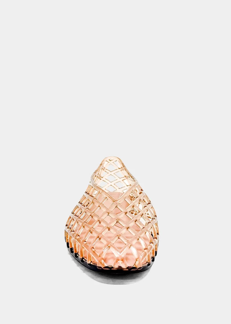 Alana Woven Flat - Nude