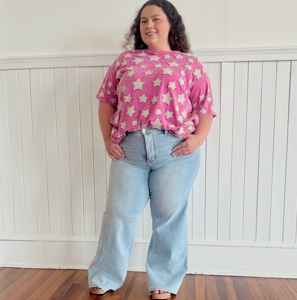 Judy Blue TC Retro Wide Leg - Light