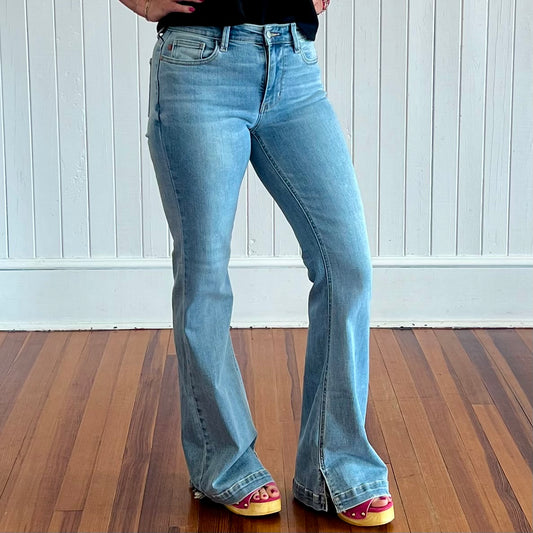 Judy Blue Midrise Flare Jeans - Choose Inseam