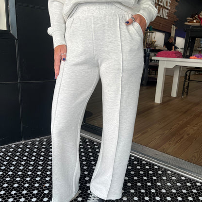 Scuba Straight Pant- Light Grey