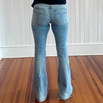 Judy Blue Midrise Flare Jeans - Choose Inseam
