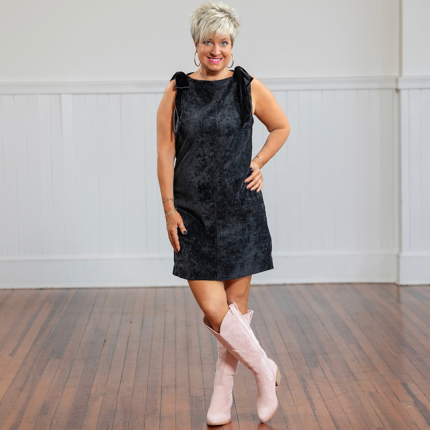 Liana Mini Dress - Black
