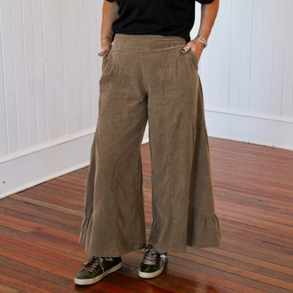The Whitney Pants- Ash Olive